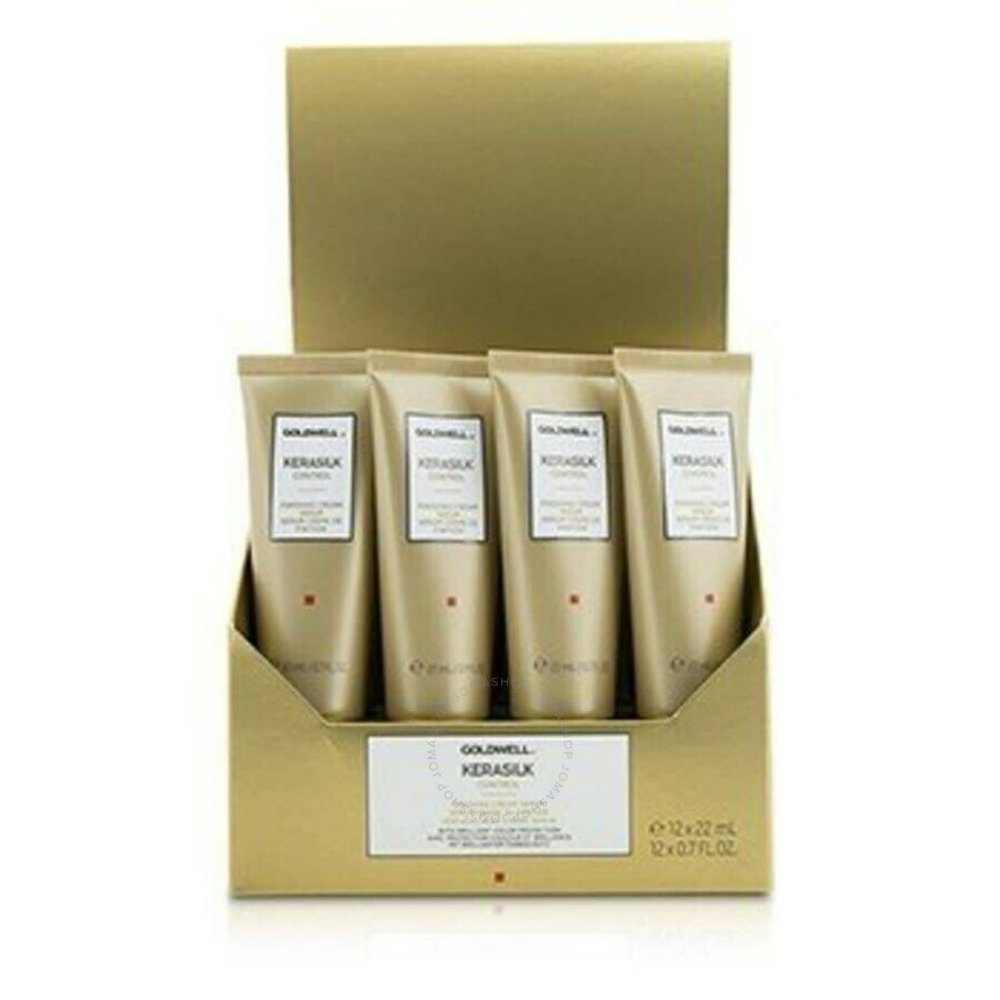 GOLDWELL Kerasilk Control Finishing Cream Serum 12x22ml | 0.7oz 12 Pack.